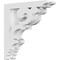 Ekena Millwork Preston Architectural Grade PVC Corbel, 1 7/8"W X 8"D X 8"H CORP01X08X08PR - alternate 1